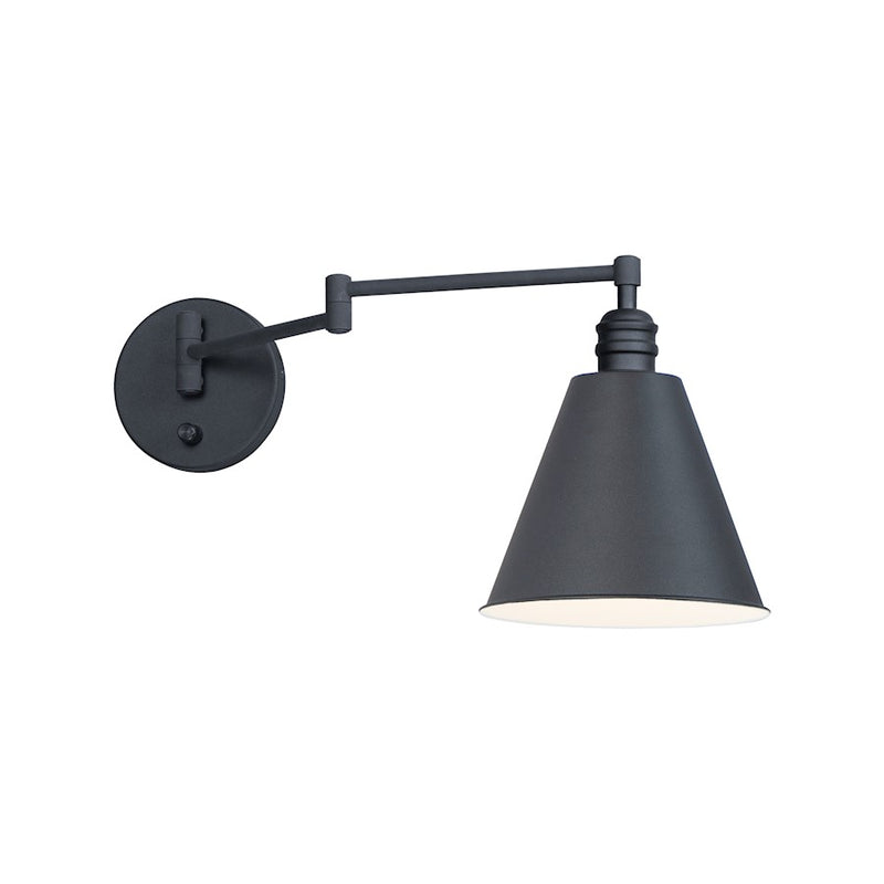 Maxim Lighting Library 1-Light Horizontal Swing Arm