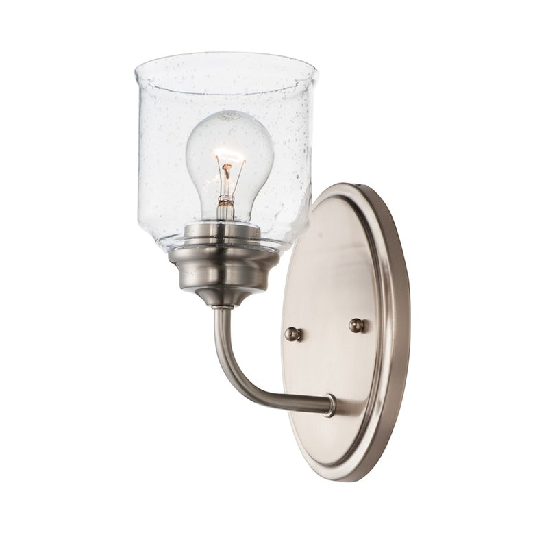 Maxim Lighting Acadia 1-Light Wall Sconce, Satin Nickel