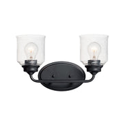 Maxim Lighting Acadia 2-Light Bath Vanity, Black