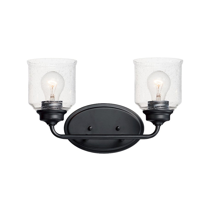 Maxim Lighting Acadia 2-Light Bath Vanity, Black