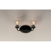 Maxim Lighting Acadia 2-Light Bath Vanity, Black