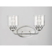Maxim Lighting Acadia 2-Light Bath Vanity, Satin Nickel