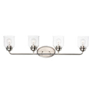 Maxim Lighting Acadia 4-Light Bath Vanity, Satin Nickel