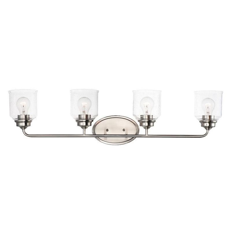 Maxim Lighting Acadia 4-Light Bath Vanity, Satin Nickel