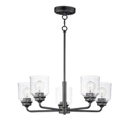 Maxim Lighting Acadia 5-Light Chandelier, Black