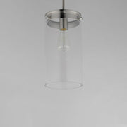 Maxim Lighting Pinn 1 Light Single Pendant, Satin Nickel/Clear