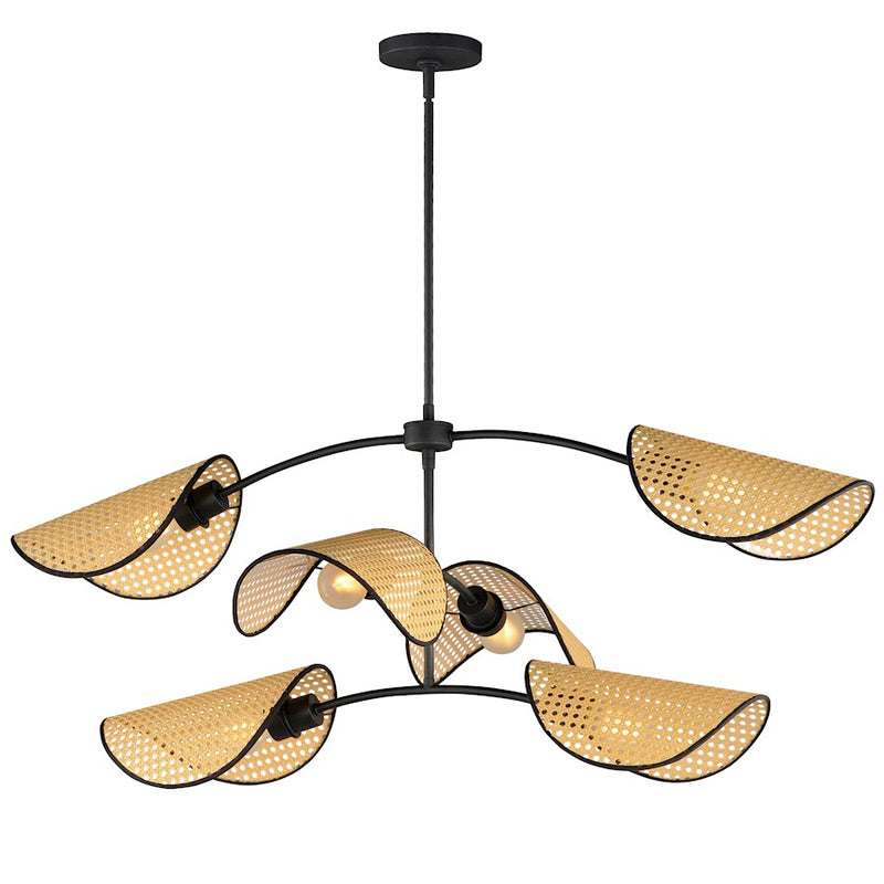 Maxim Lighting Bonnet Multi-Light Pendant, Black