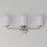 Maxim Lighting Durham 3 Light 9.25" Bath Vanity, Satin Nickel/White