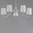 Maxim Lighting Durham 5Lt Single-Tier Chandelier, Chrome/White