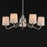 Maxim Lighting Durham 5Lt Single-Tier Chandelier, Chrome/White
