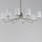 Maxim Lighting Durham 8 Light 8.75" Chandelier, Satin Nickel/White
