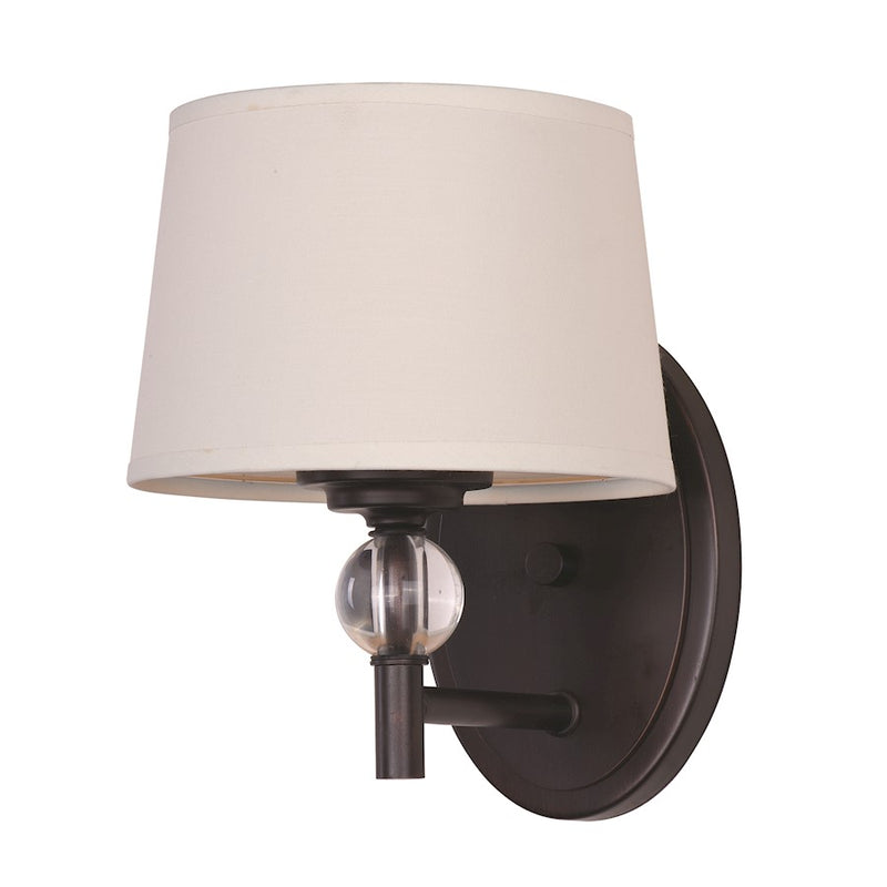 Maxim Lighting Rondo Wall Sconce, Oil Rubbed Bronze