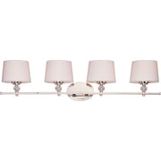 Maxim Lighting Rondo 4-Light Bath Vanity Polished Nickel
