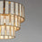 Maxim Lighting Miramar 7 Light Chandelier, Capiz/Natural Aged Brass