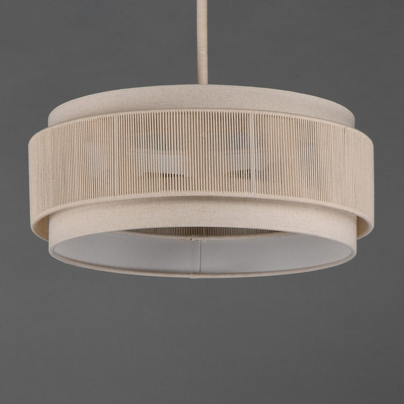 Maxim Lighting Seacliff 3 Light Single Pendant, Natural Aged Brass