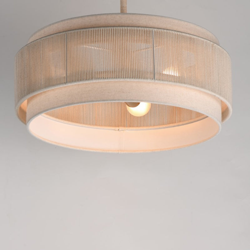 Maxim Lighting Seacliff 3 Light Single Pendant, Natural Aged Brass