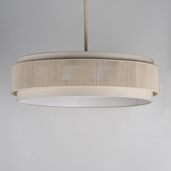 Maxim Lighting Seacliff 4 Light Single Pendant, Natural Aged Brass