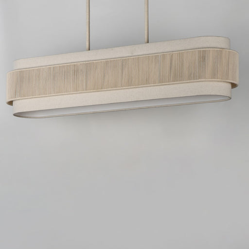 Maxim Lighting Seacliff 5 Light Linear Pendant, Natural Aged Brass