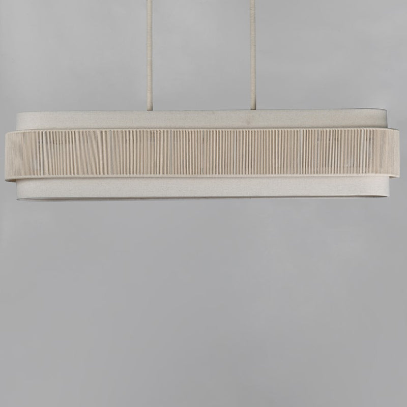 Maxim Lighting Seacliff 5 Light Linear Pendant, Natural Aged Brass