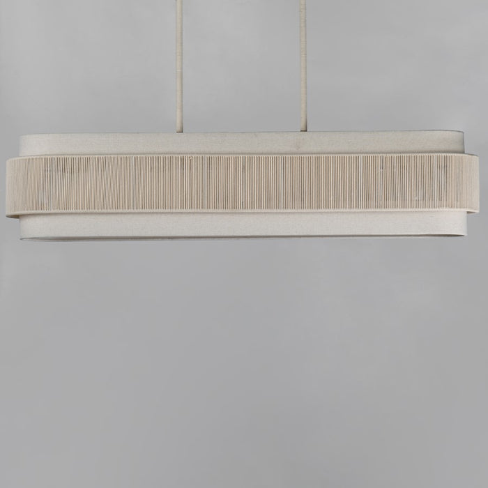 Maxim Lighting Seacliff 5 Light Linear Pendant, Natural Aged Brass
