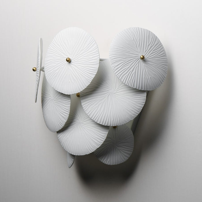 Maxim Lighting Isla 1Lt 13" Wall Sconce, Natural Aged Brass/White