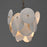 Maxim Lighting Isla 1Lt 13.25" Single Pendant, Aged Brass/White