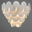 Maxim Lighting Isla 8 Light Chandelier, Natural Aged Brass/White