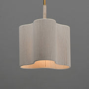 Maxim Corsica 12.5in 1-Light Pendant | Coastal Natural Aged Brass and Bleached Rope | Kitchen Island & Dining Room | Model 12831OFNAB