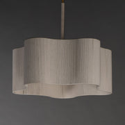 Maxim Lighting Corsica 24.5in 5-Light Pendant | Coastal Natural Aged Brass and Bleached Rope | Kitchen Island & Dining Room | Model 12835OFNAB