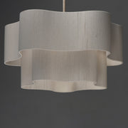 Maxim Corsica 34in 6-Light Pendant | Coastal Natural Aged Brass and Bleached Rope | Dining Room & Foyer | 34 x 34 x 28.25 in | Model 12836OFNAB