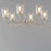 Maxim Lighting Hudson 6Lt 19.25" Single-Tier Chandelier, Nk/Clear