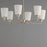 Maxim Lighting Hudson 6Lt 19.25" Single-Tier Chandelier, Nk/Wht