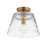 Maxim Lighting Hudson 1Lt 10.5" Single Pendant, Aged Brass/Clear - 12880CLNAB