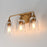 Maxim Lighting Hudson 3Lt 9.75" Bath Vanity, Aged Brass/Clear