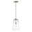 Maxim Lighting Hudson 1Lt 14.5" Single Pendant, Satin Nickel/Clear - 12886CLSN