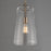 Maxim Lighting Hudson 1Lt 14.5" Single Pendant, Satin Nickel/Clear