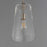 Maxim Lighting Hudson 1Lt 14.5" Single Pendant, Satin Nickel/Clear