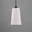 Maxim Lighting Hudson 1Lt 14.5" Single Pendant, Black/Satin White