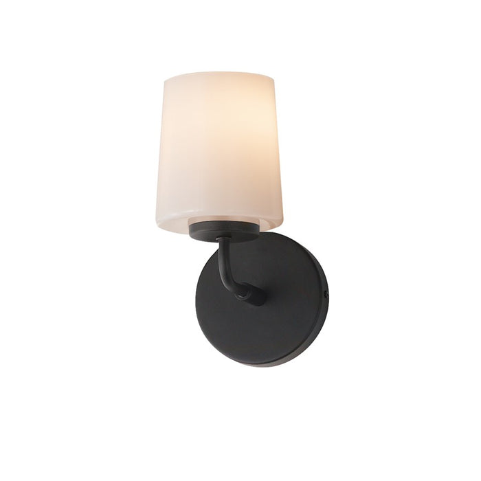 Maxim Lighting Durham 1 Light Wall Sconce, Black - 12891WTBK