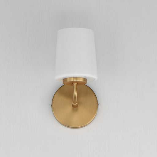 Maxim Lighting Durham 1 Light Wall Sconce, Natural Aged Brass