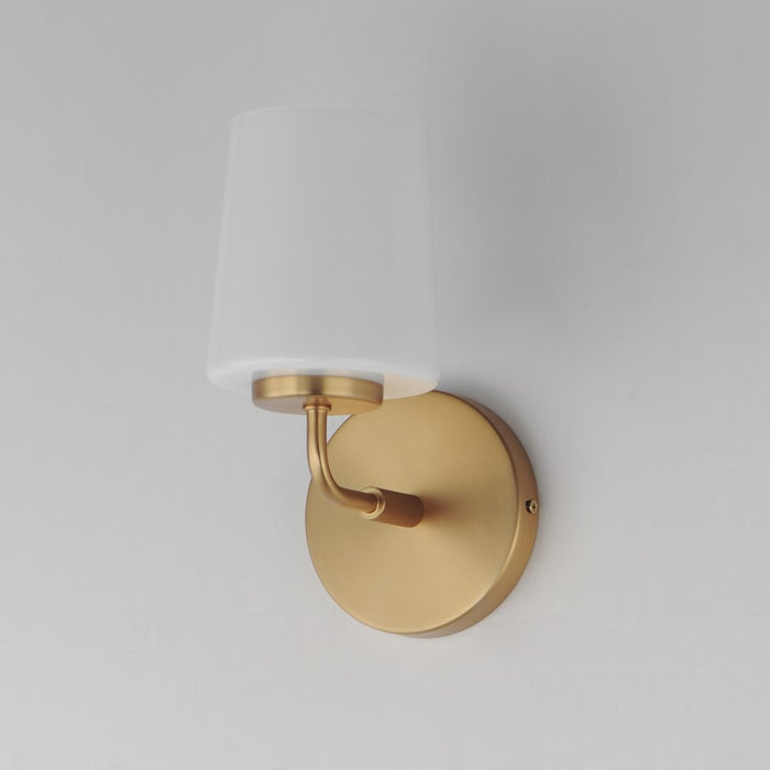 Maxim Lighting Durham 1 Light Wall Sconce, Natural Aged Brass