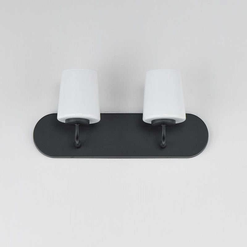 Maxim Lighting Durham 2 Light Bath Vanity, Black