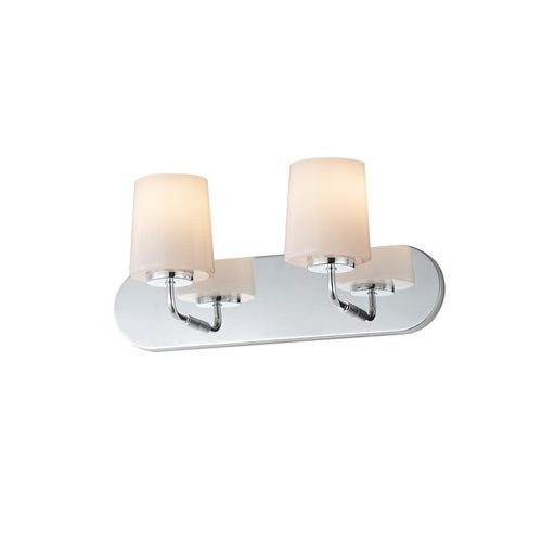 Maxim Lighting Durham 2 Light Bath Vanity, Polished Chrome - 12892WTPC