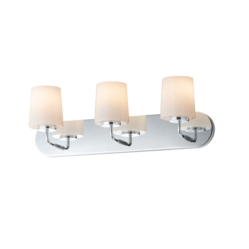 Maxim Lighting Durham 3 Light Bath Vanity, Polished Chrome - 12893WTPC