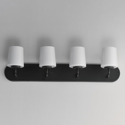 Maxim Lighting Durham 4 Light Bath Vanity, Black