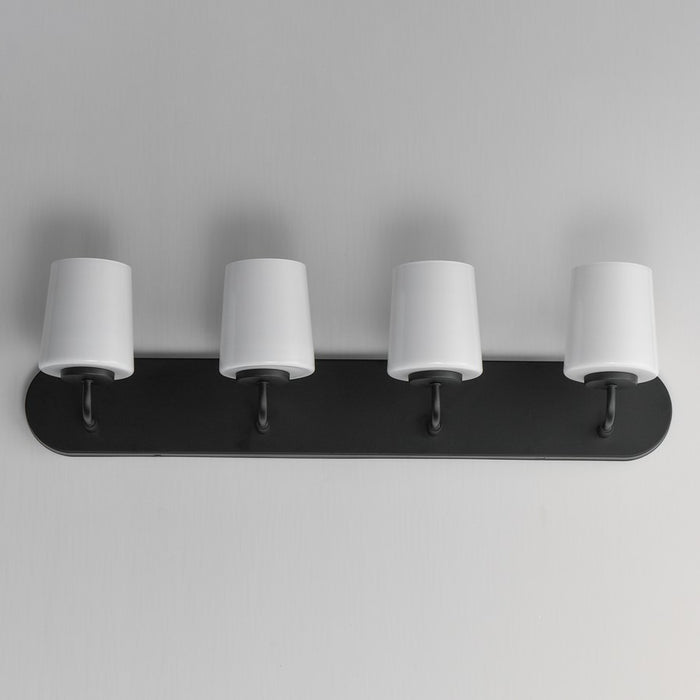 Maxim Lighting Durham 4 Light Bath Vanity, Black