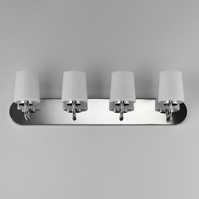 Maxim Lighting Durham 4 Light Bath Vanity, Polished Chrome