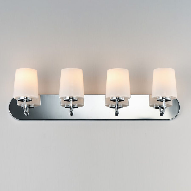 Maxim Lighting Durham 4 Light Bath Vanity, Polished Chrome