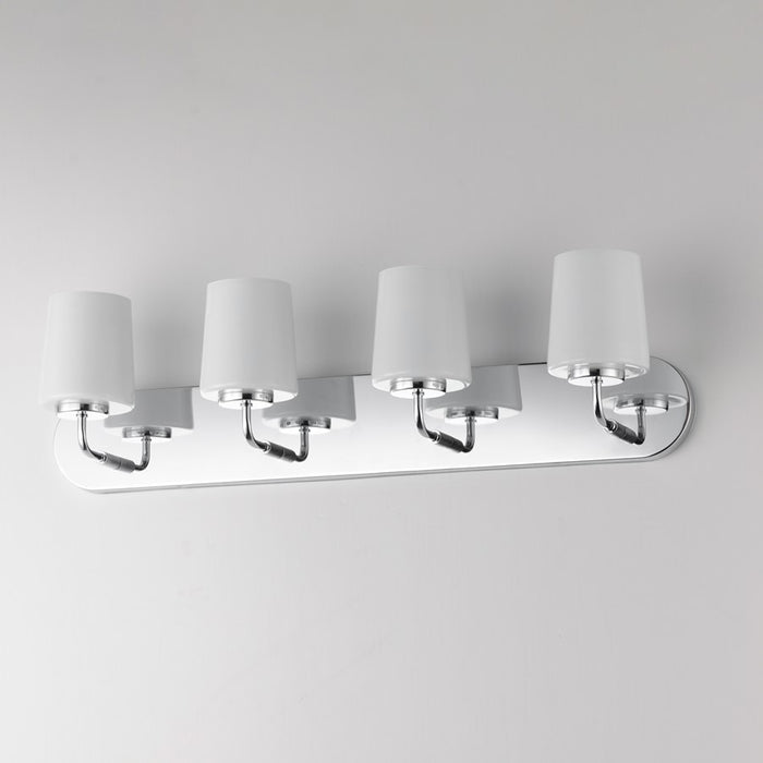 Maxim Lighting Durham 4 Light Bath Vanity, Polished Chrome
