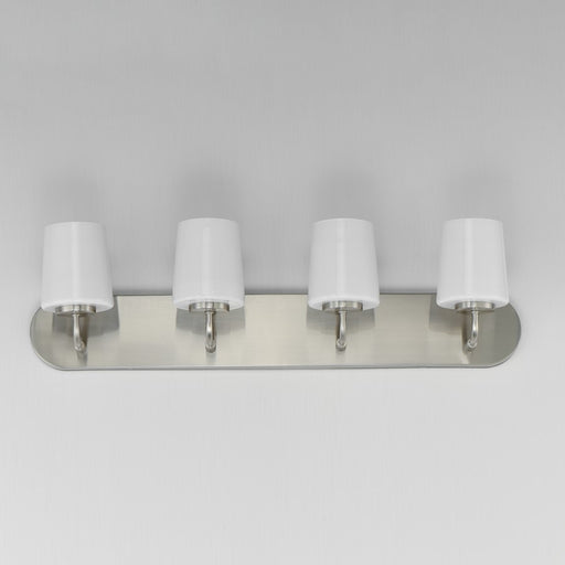 Maxim Lighting Durham 4 Light Bath Vanity, Satin Nickel